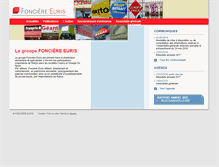 Tablet Screenshot of fonciere-euris.fr